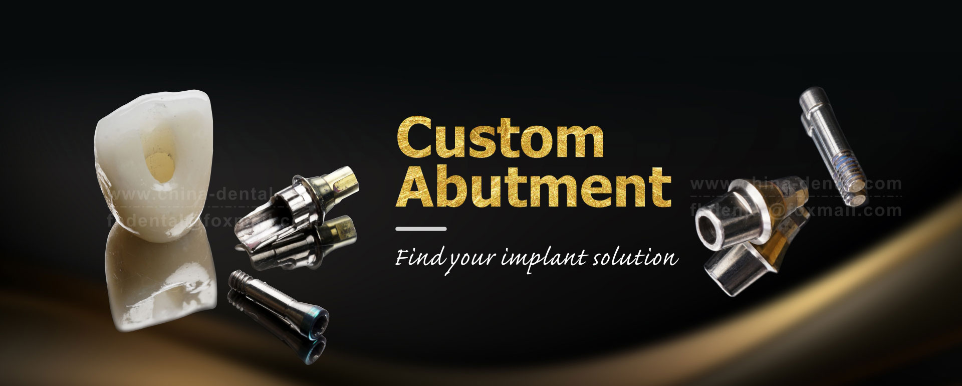 Custom Abutment,Find your implant solution